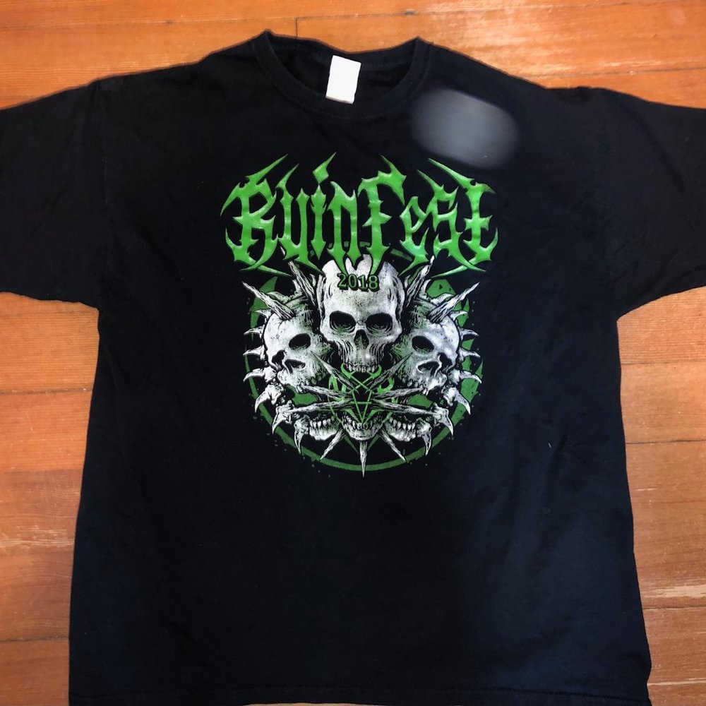 RUINFEST Extreme Metal Festival Concert T-Shirt Southern California - XL